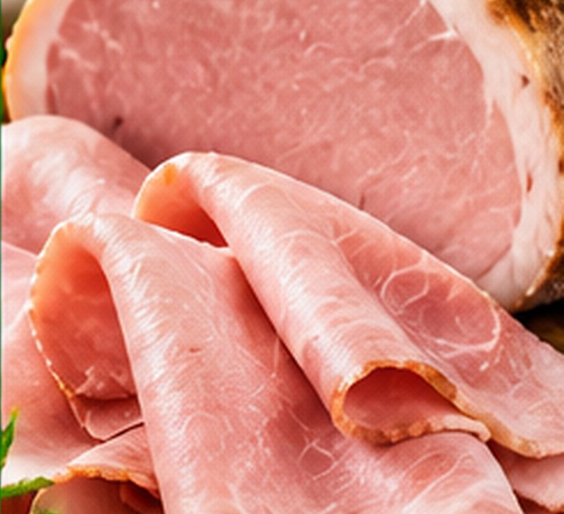 Tranches de jambon sans nitrite